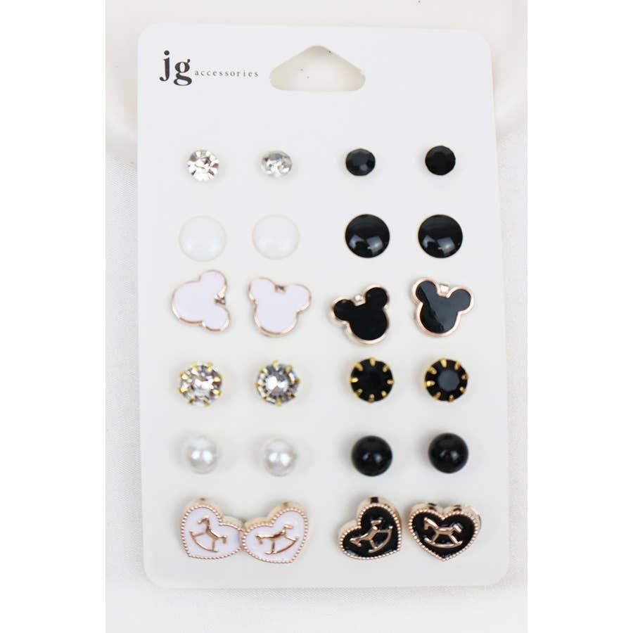 Cute Daily Assorted Earring Set
