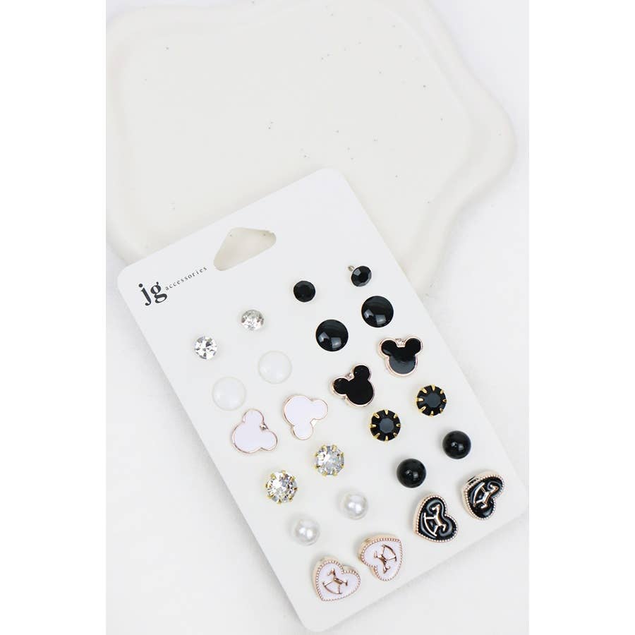 Cute Daily Assorted Earring Set