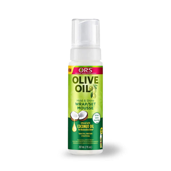 ORS Olive Oil Hold & Shine Wrap/Set Mousse 7oz
