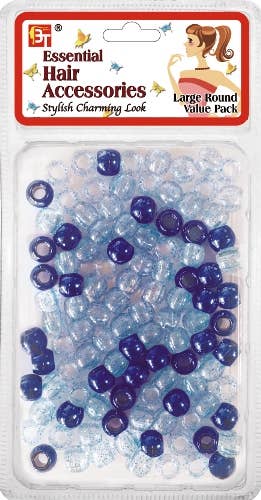 LARGE ROUND GALACTIC BEADS VALUE PACK (GBLUE)