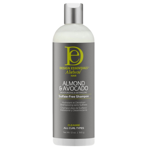 Design Essentials Almond and Avocado Sulfate Free Shampoo 12oz