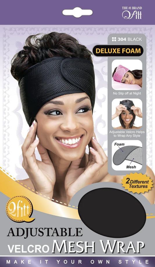 Qfitt Adjustable Hook & Loop Mesh Wrap