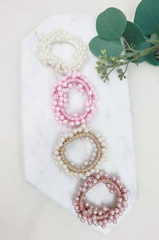 Pearl Hair Tie Set
