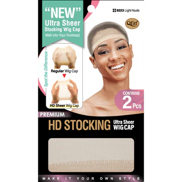 Qfitt HD Stocking Wig Cap Light Nude
