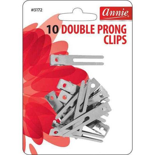 Annie Double Prong Clips 10pk