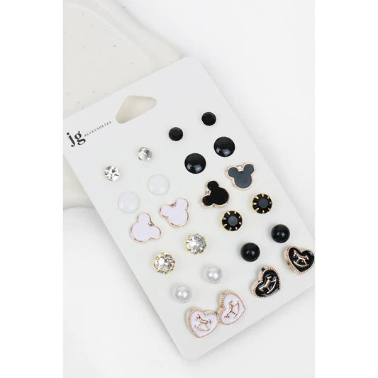 Cute Daily Assorted Earring Set