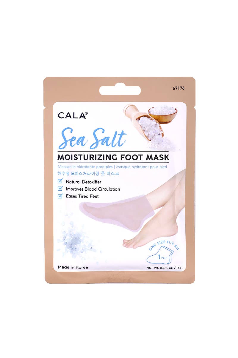 CALA Moisturizing Foot Mask Sea Salt