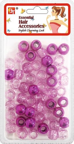 LARGE ROUND GALACTIC BEADS GALACTIC PINK