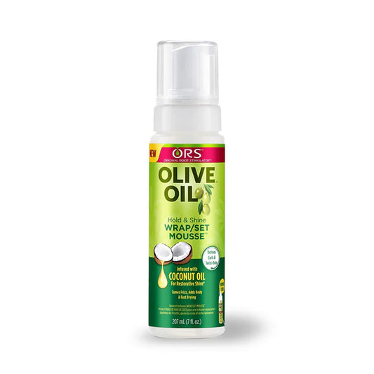ORS Olive Oil Hold & Shine Wrap/Set Mousse 7oz