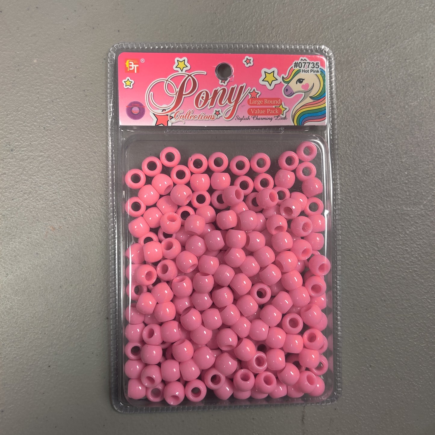 LARGE ROUND BEADS VALUE PACK (LIGHT PINK )