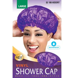 Qfitt Large Vinyl Shower Cap