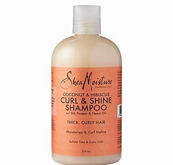 Shea Moisture Coconut & Hibiscus Curl & Shine Shampoo 13oz