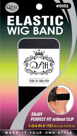 Qfitt Elastic Wig Band Black